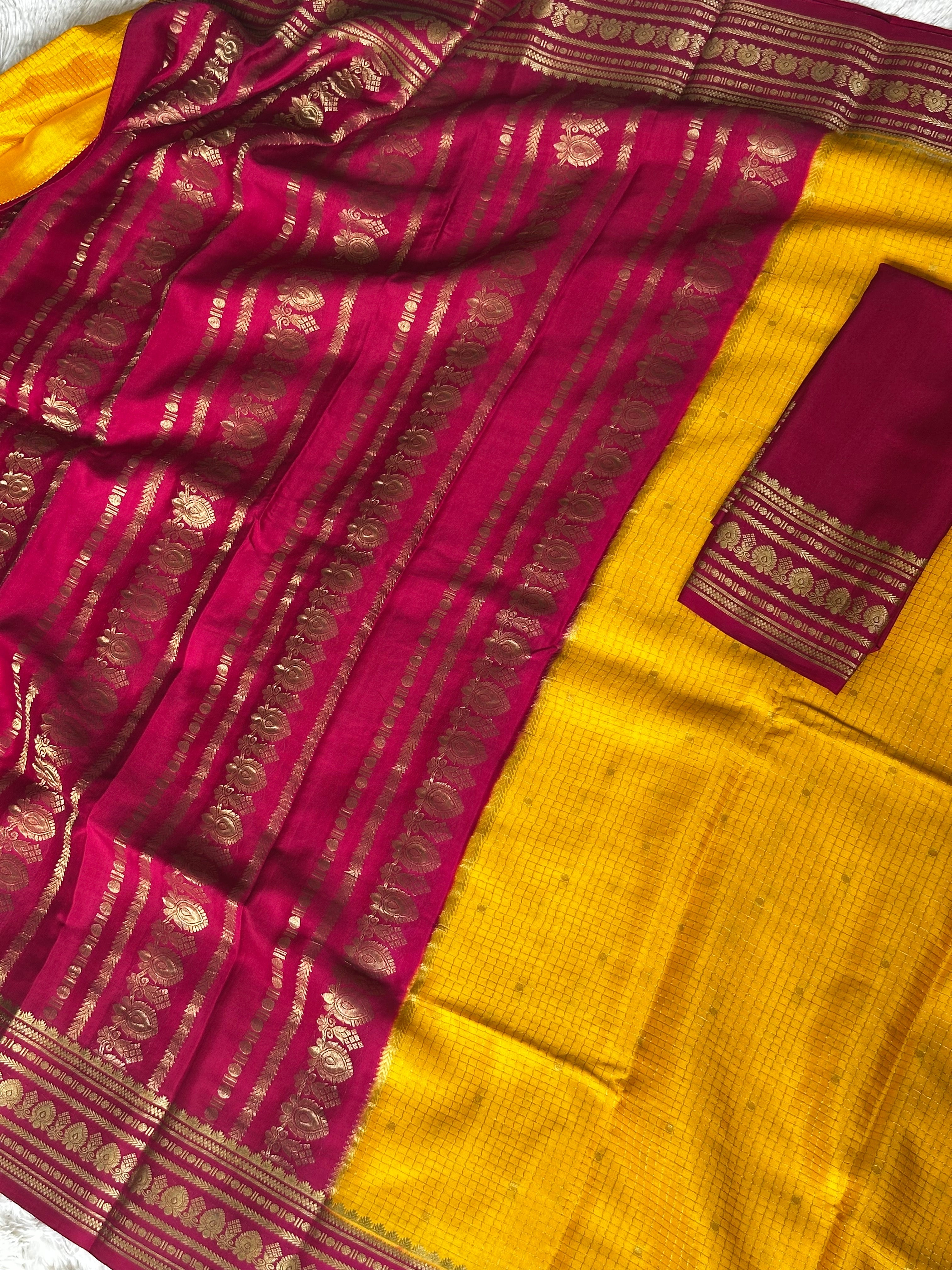 Mysore Crepe Sarees