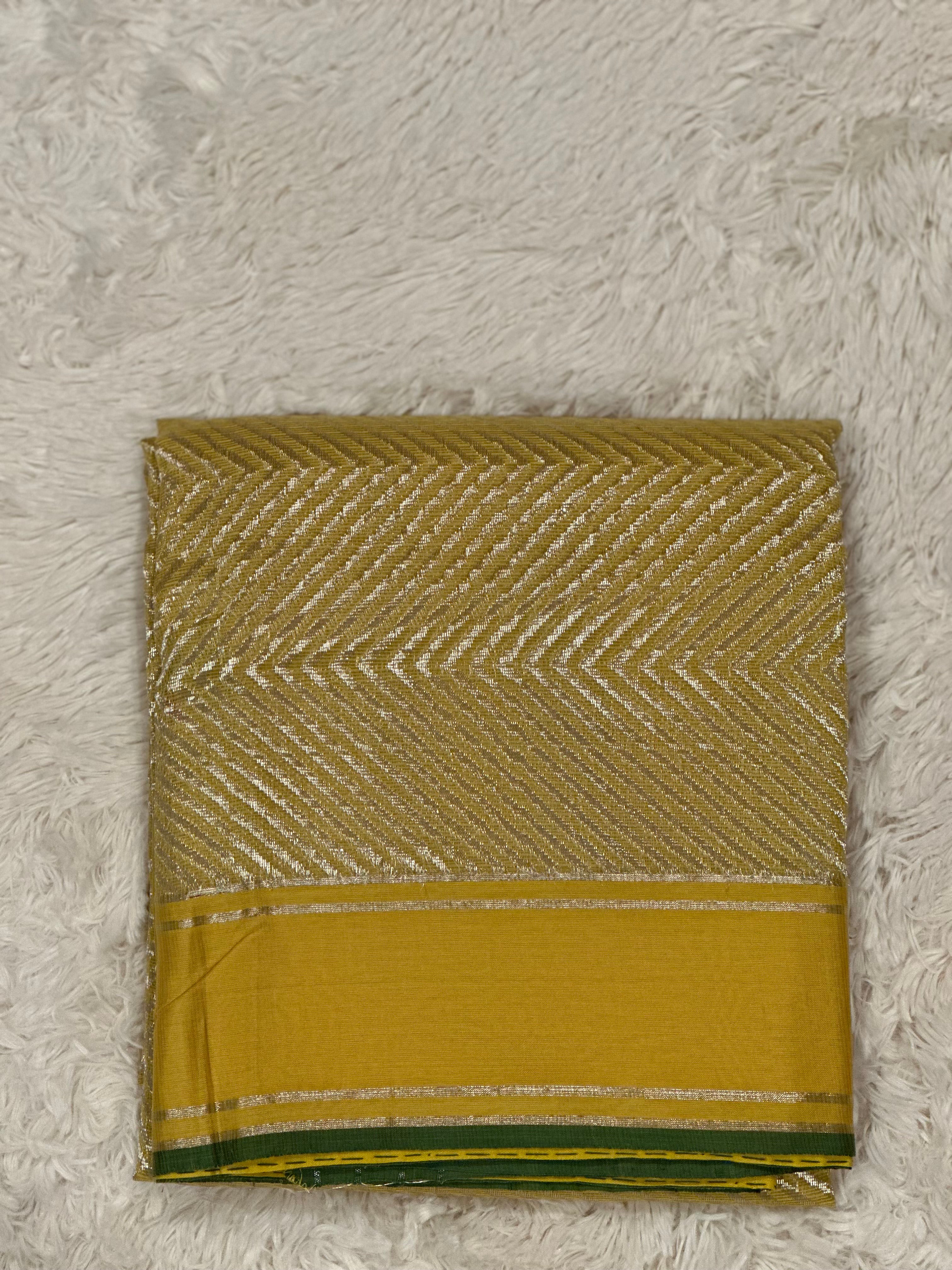 Yellow & Green - Zari Kota